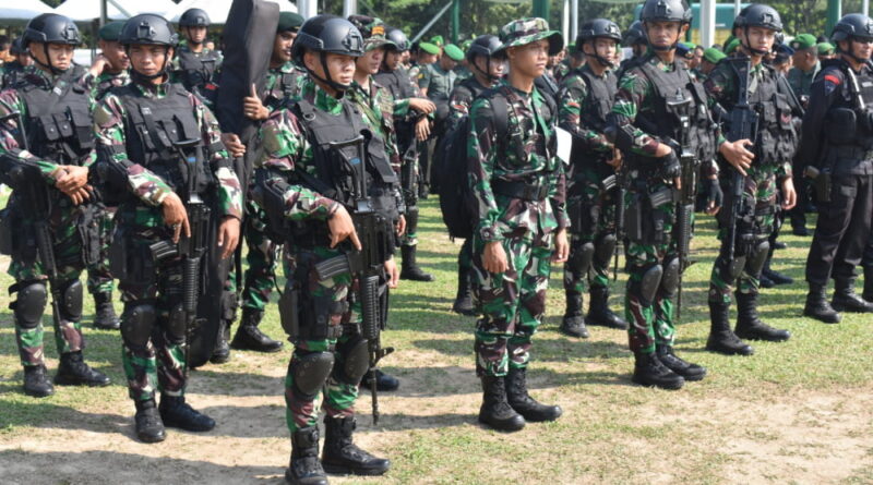 Prajurit Korem 042/Gapu siap mengamankan kedatangan Wakil Presiden Ma'ruf Amin ke Jambi | foto : penrem_gapu