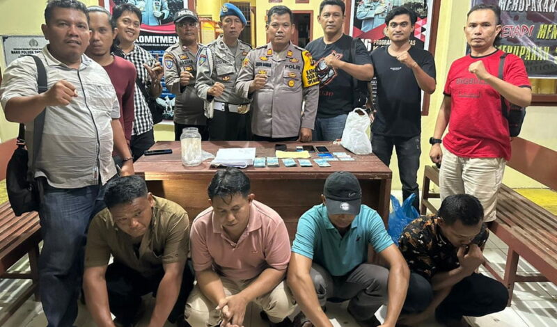 Pengedar uang palsu di Kabupaten Merangin, Jambi, berhasil dibekuk | foto : infojambi