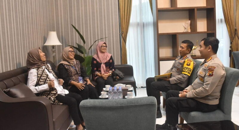Kapolda Jambi menerima kunjungan Kepala LKBN Antara Biro Jambi, Rabu, 29 November 2023 | foto : dir