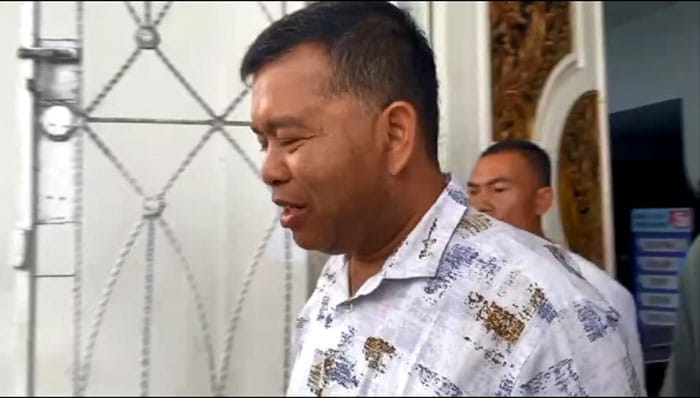 Amrizal seusai mengikuti gladi bersih pelantikan anggota DPRD Provinsi Jambi periode 2024 - 2029 | dok