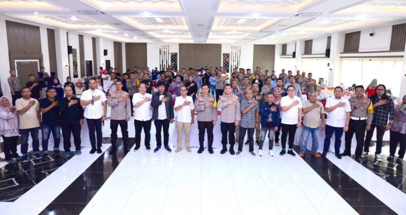Silaturahmi Polda Jambi jajaran dan insan pers dalam rangka meningkatkan kerja sama, Rabu, 23 Oktober 2024 | ran