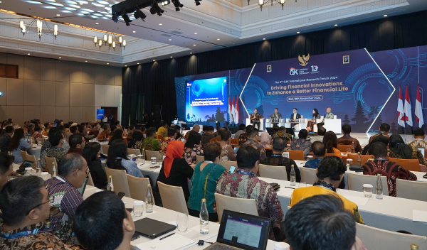 The 2nd OJK International Research Forum (IRF) 2024, di Nusa Dua, Bali, Senin kemarin.