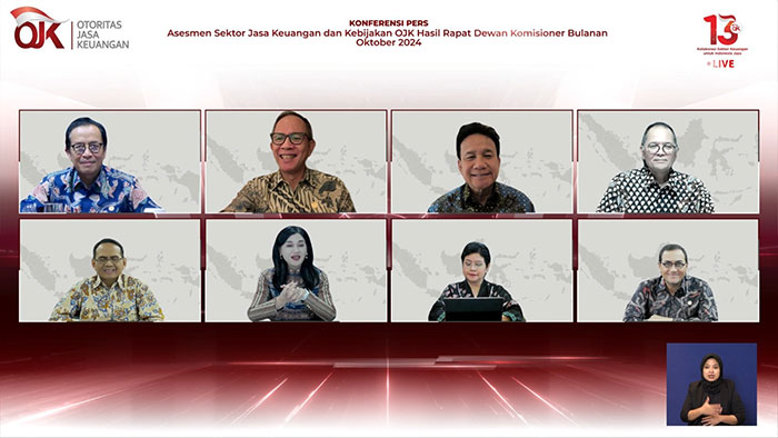 Rapat Dewan Komisioner Bulanan Otoritas Jasa Keuangan (OJK) pada 30 Oktober 2024 | rel