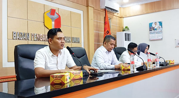 Komisioner Bawaslu Provinsi Jambi menyampaikan hasil pemetaan TPS rawan, Sabtu | dod