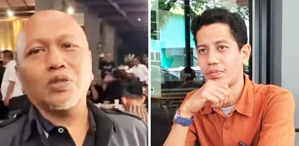 Tursiman (kiri), Galang Pramanda (kanan)
