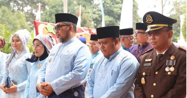 Wakil Bupati Tanjungjabung Timur, Robby Nahliansyah, menyambut Pjs Gubernur Jambi, Senin | dia