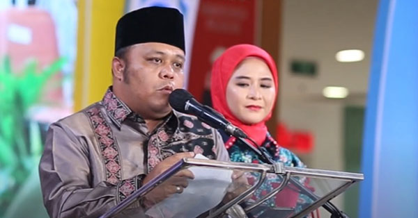 Plt Bupati Tanjabtim, Robby Nahliansyah, membuka Zabaq Expo 2024, Sabtu | ran