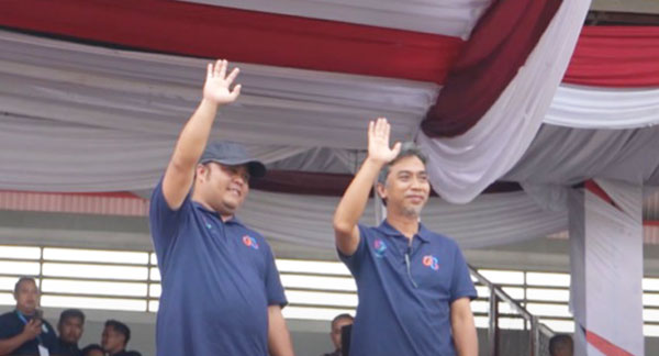 Wakil Bupati Tanjabtim, Robby Nahliansyah, hadir langsung pada pembukaan Gubernur Jambi Cup 2025, Senin sore | dki-tjt