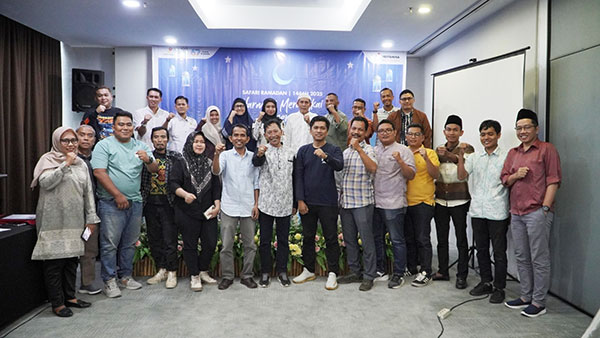 Kebersamaan para jurnalis di Jambi dengan Pertamina Hulu Rokan (PHR) Zona 1 | tim phr