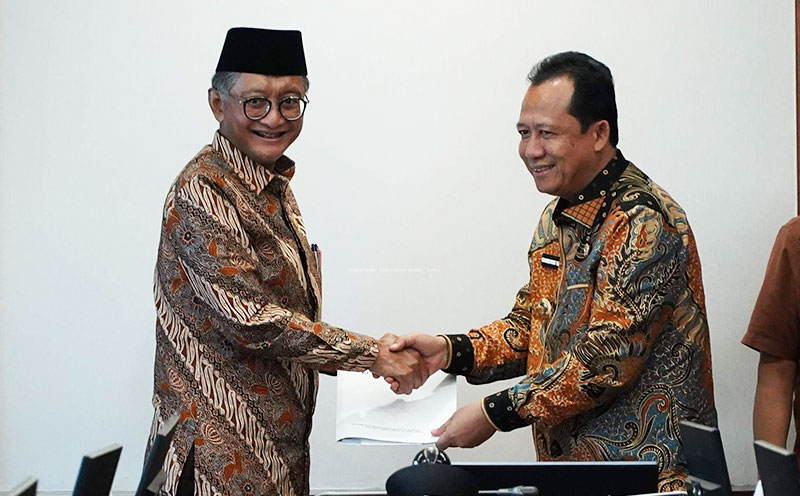 Bupati Muarojambi Bambang Bayu Suseno bertemu dengan Menteri PUPR Dody Hanggodo, Kamis | dki-mj
