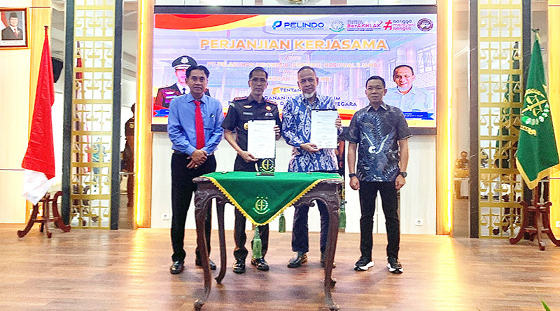 Pelindo 2 Jambi jalin kerja sama dengan Kejaksaan Tinggi Jambi dalam penanganan masalah hukum di bidang perdata dan tata usaha negara | pr