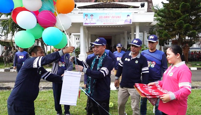 Wakil Bupati Tanjung Jabung Timur, Muslimin Tanja, membuka kegiatan O2SN dan FLS3N tingkat SD dan SMP, Selasa | dki-tjt