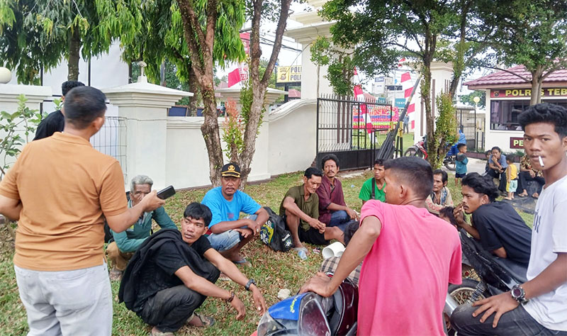 Kelompok SAD Tebo meminta perlindungan ke Polres Tebo | tim