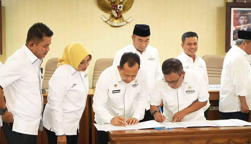 Bupati Muaro Jambi, Bambang Bayu Suseno, pada kegiatan Sosialisasi NUDP, di Kementerian Dalam Negeri, Jakarta, Jumat | dki-mj