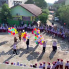 Pelepasan balon ke udara meriahkan penyambutan murid baru SDN 28/IV Kota Jambi, Rabu | asa