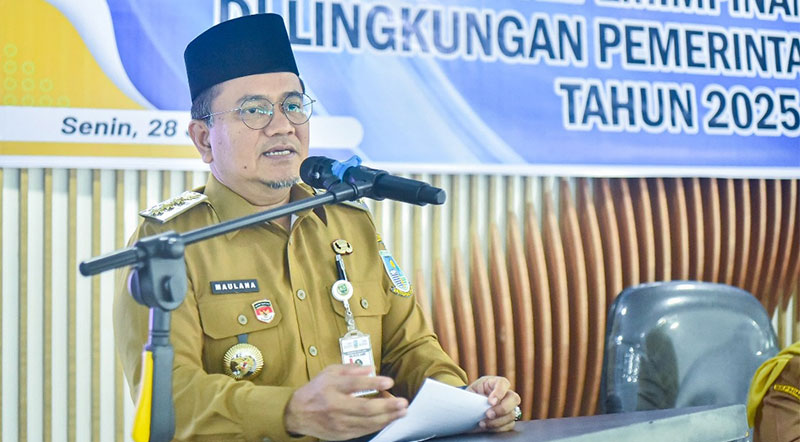 Wali Kota Jambi, Maulana, membuka Pelatihan Kepemimpinan Pengawas tingkat Kota Jambi, di Aula BKPSDMD, Senin | dki-kj