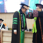 Bambang Bayu Suseno saat dikukuhkan sebagai doktor ilmu pertanian, Senin | dki-mj