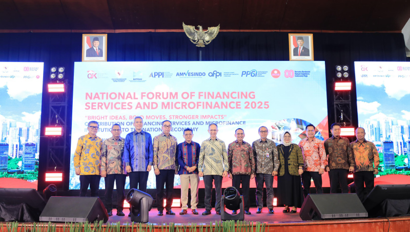 OJK menyelenggarakan National Forum of Financing Services and Microfinance 2025, di Jakarta.
