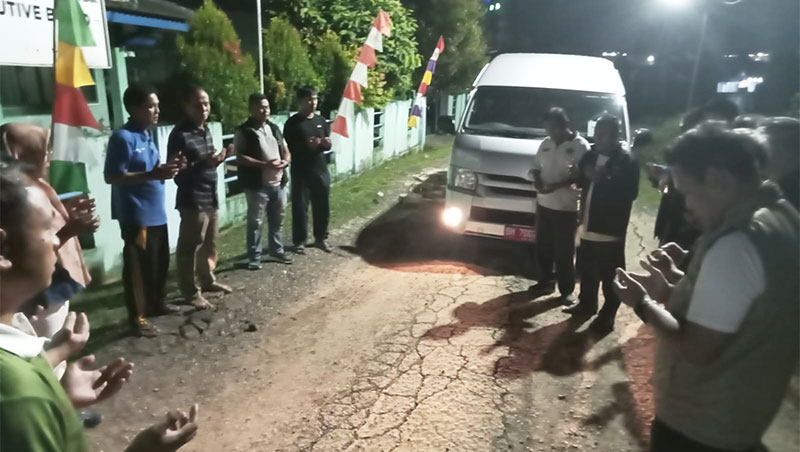 Rombongan PWI Jambi bertolak ke Cikarang, Bekasi,Jawa Barat,menghadiri kongres 2025 | foto : pwi