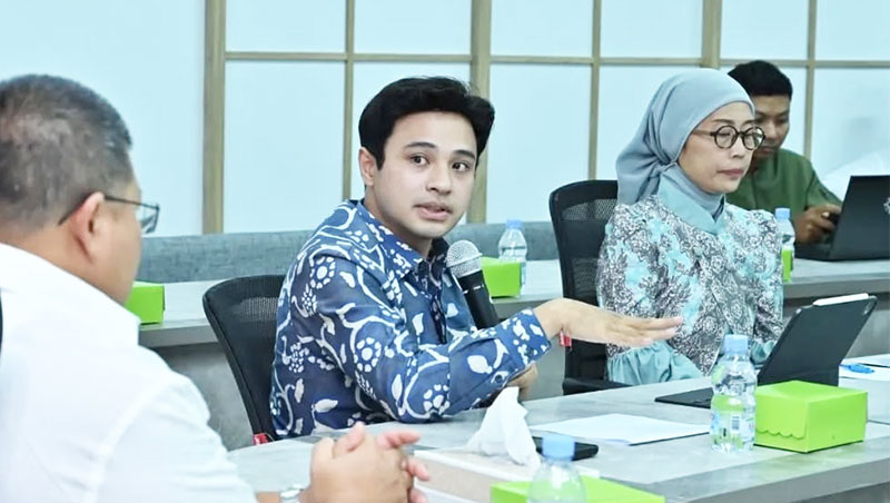 Wakil Wali Kota Jambi, Diza Hazra Aljosha, mengunjungi langsung Kementerian Ekraf RI, di Jakarta | dki-kj 