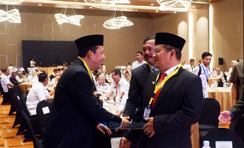 Bupati Muaro Jambi, Bambang Bayu Suseno, pada acara Forum Pembangunan Meritokrasi Instansi Daerah se-Wilayah Kerja Kantor Regional VII BKN, di Palembang, Rabu | dki-mj