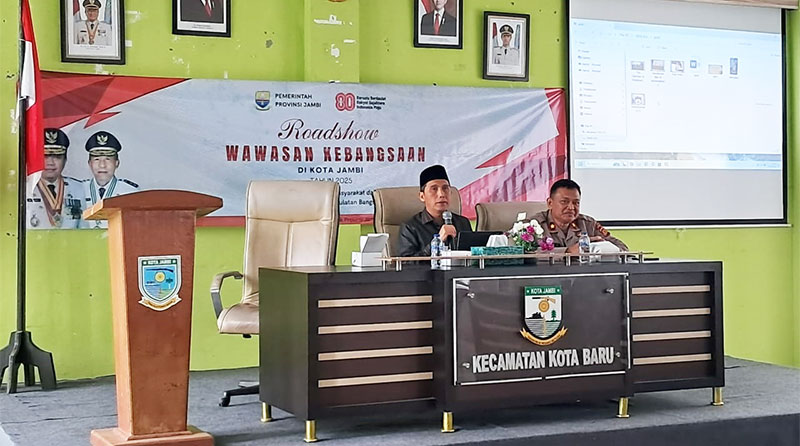 DPRD Provinsi Jambi menggelar roadshow wawasan kebangsaan, di Kantor Camat Kota Baru, Sabtu | nor