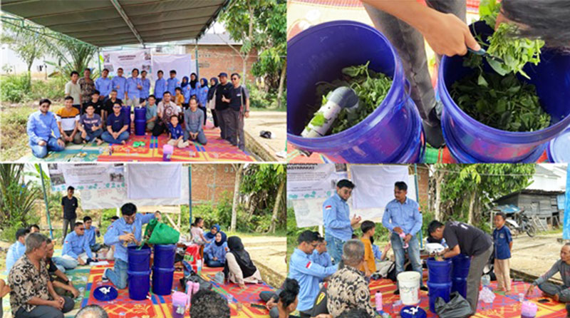 Tim dosen Fakultas Sains dan Teknologi Universitas Jambi mengembangkan alat pengolah sampah organik skala rumah tangga berbasis fermentasi aerob dan anaerob | ist