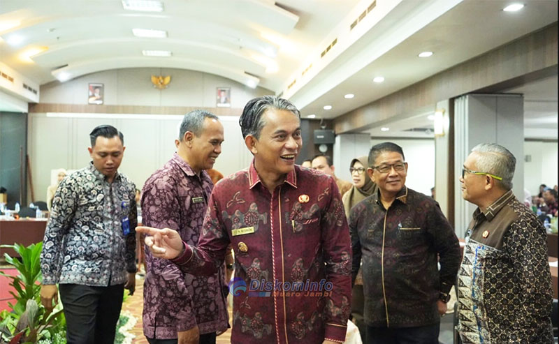 Wakil Bupati Muaro Jambi, Junaidi H Mahir, membuka sosialisasi perbup perjalanan dinas, Kamis | dki-mj