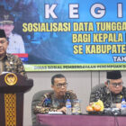 Sekda Muaro Jambi, Budhi Hartono, membuka sosialisasi Data Tunggal Sosial Ekonomi Nasional bagi kepala desa dan lurah, Kamis 20 November 2025 | dki-mj
