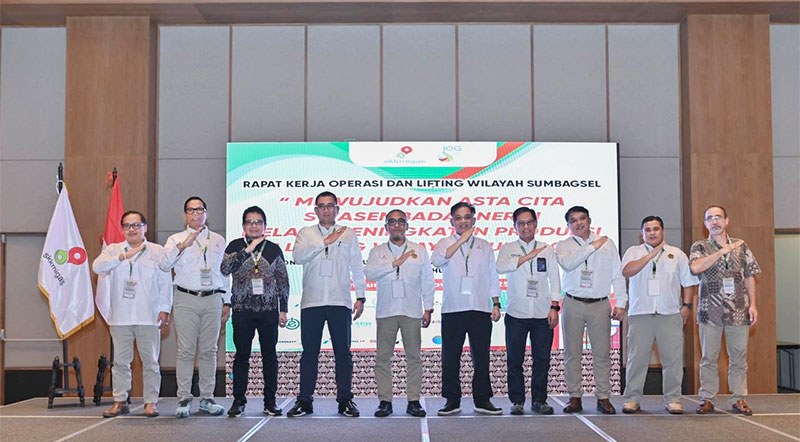 Rapat kerja mewujudkan Asta Cita swasembada energi melalui peningkatan produksi dan lifting wilayah Sumbagsel, diikuti sekitar 300 peserta | rel