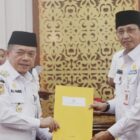 Penandatanganan Perjanjian Kinerja 2026 yang dirangkaikan dengan penyerahan Dokumen Pelaksanaan Anggaran (DPA), di Kantor Gubernur Jambi, Rabu | fadli