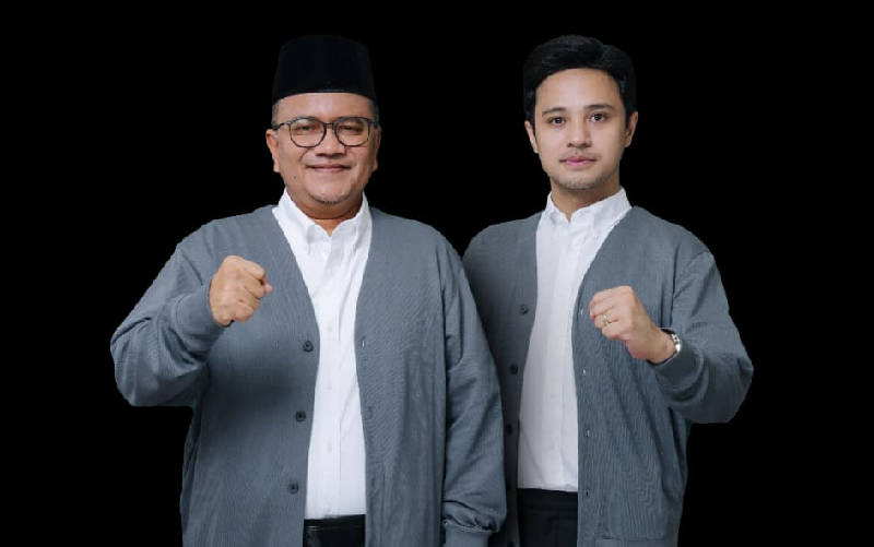 Wali Kota Jambi Maulana (kiri) dan Wakil Wali Kota Diza Hazra Aljosha | gjj