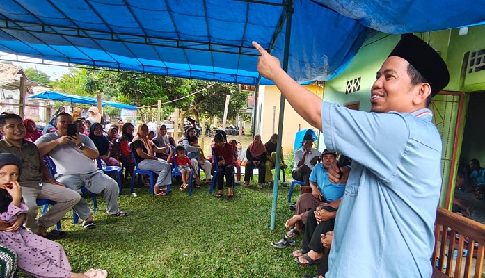 Ketua Fraksi PKS DPRD Provinsi Jambi, Mustaharuddin, melaksanakan reses di Kabupaten Tebo, Sabtu 31 Januari 2026 | noe