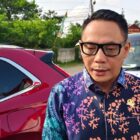 Wakil Ketua DPRD Provinsi Jambi, Samsul Riduan, menghadiri kegiatan Gerakan Pangan Murah (GPM) Nasional, di kawasan Citraland, Kota Jambi, Jumat | humas