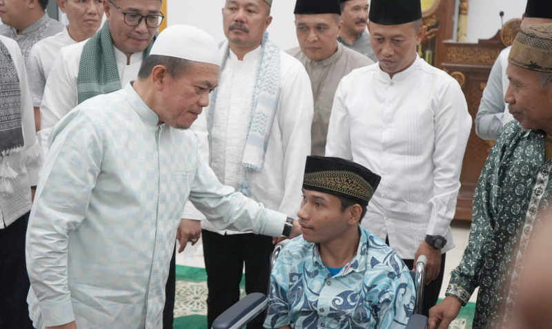 Gubernur Jambi, Al Haris, Safari Ramadan di Masjid Nurul Iman, Dusun Baru, Kecamatan Sungai Bungkal, Kota Sungai Penuh, Sabtu | novriansah