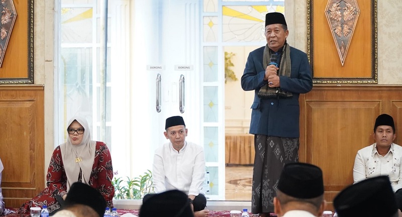 Wakil Gubernur Jambi, Abdullah Sani, Safari Ramadan di Kabupaten Tanjung Jabung Timur, didampingi Bupati Dillah Hikmah Sari dan Wakil Bupati Muslimin Tanja | har
