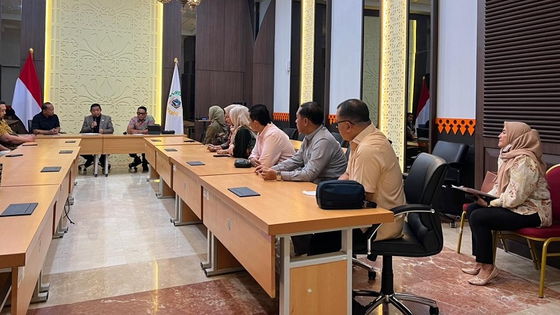 Kunjungan kerja Bamus dan Banggar DPRD Provinsi Jambi ke Inspektorat DKI Jakarta, Kamis | foto : humas