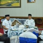 Wali Kota Jambi, Maulana, menerima kunjungan kerja Bupati Tanah Laut, Kalimantan Selatan, Rahmat Trianto, di Rumah Dinas Wali Kota Jambi, Rabu 25 Maret 2026 | dia