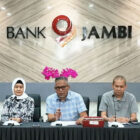 Direktur Utama Bank Jambi, Khairul Suhairi, menjelaskan terkait isu berkurangnya saldo nasabah Bank Jambi |bj