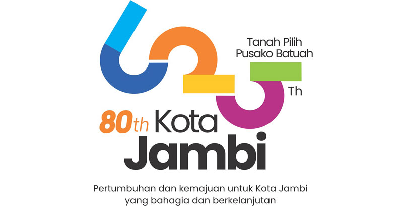 Logo Hari Jadi ke-625 Tanah Pilih Pusako Betuah dan HUT ke-80 Pemerintah Kota Jambi | diskominfo kota jambi
