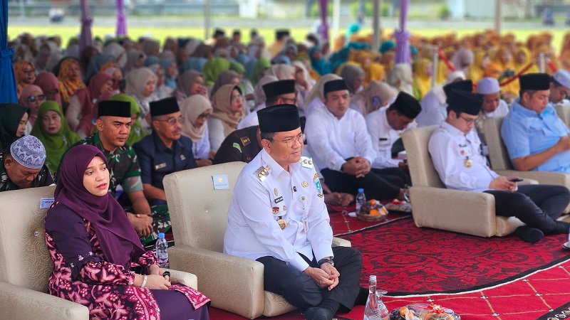 Wali Kota Maulana hadiri pelantikan pengurus Majelis Bahagia Bersholawat Kota Jambi masa bakti 2026 - 2029, Rabu | gjj