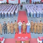 Wali Kota Jambi buka seleksi calon paskibraka tahun 2026, di Lapangan Tenis Dinas Pendidikan Kota Jambi, Senin 13 April 2026 | gjj