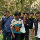 Aparat kepolisian akhirnya menemukan Nyatan, warga SAD yang hilang pascabentrokan dengan aparat keamanan PT Sari Aditya Loka (SAL), di Kecamatan Air Hitam, Sarolangun | humas polda jambi