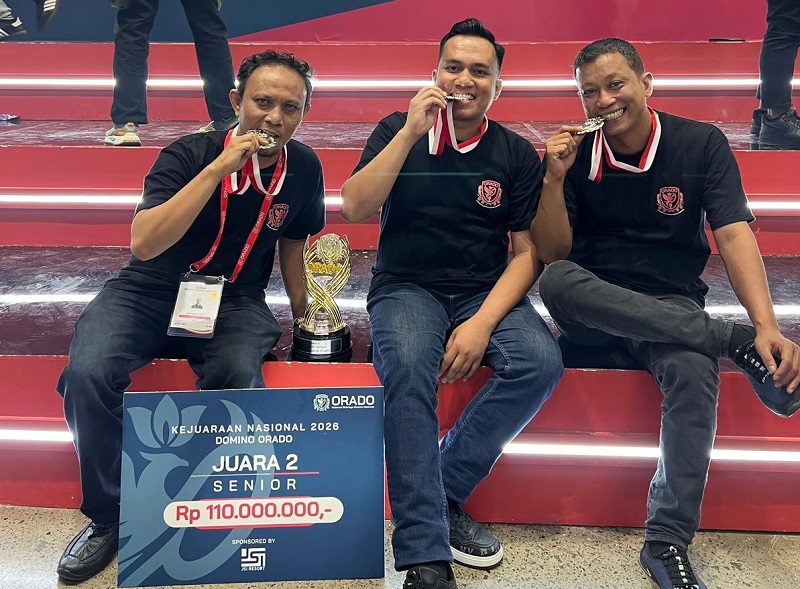 Jambi raih juara II Kejuaraaan Nasional Domino 2026, di Puncak, Bogor, Jawa Barat | orado jambi
