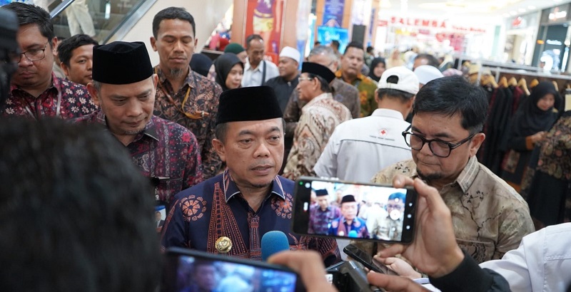 Gubernur Jambi, Al Haris, membuka Siginjai Fest 2026 yang diinisiasi Kantor Perwakilan Bank Indonesia Provinsi Jambi, di Mal Jambi Town Square, Rabu 29 April 2026 | novri