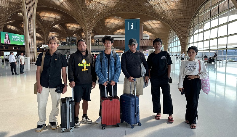 Tiga warga Jambi yang menjadi korban online scam berhasil dipulangkan ke Tanah Air | ddy