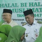 Wakil Gubernur Jambi, Abdullah Sani, pada peringatan Hari Lahir ke-80 Muslimat NU, di Sekretariat NU Provinsi Jambi, Rabu | reno setiawan