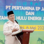 Wali Kota Jambi, Maulana dalam sambutannya mengapresiasi forum SELARAS MIGAS 2026 | skk migas