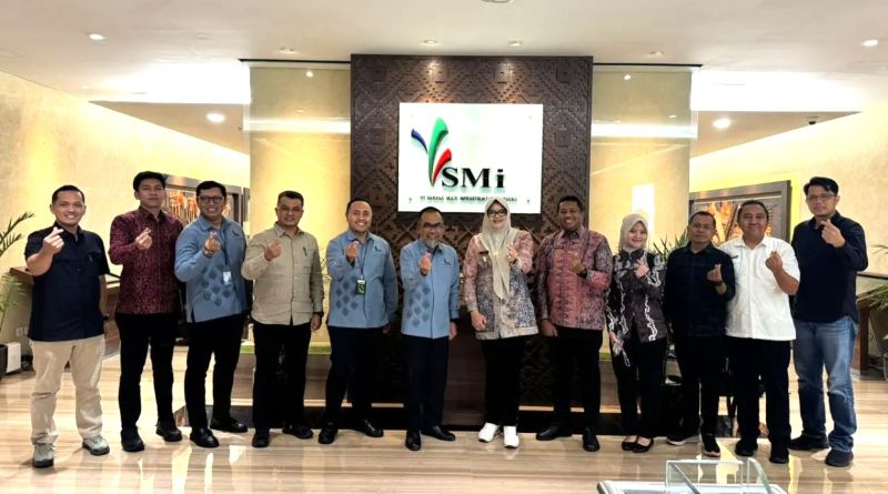 Bupati Tanjung Jabung Timur, Dillah Hikmah Sari, berkunjung ke kantor PT SMI, di Jakarta, Rabu 15 April 2026 | dki-tjt