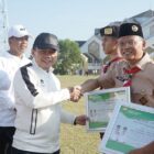 Pemerintah Provinsi Jambi mengadakan upacara Hari Lingkungan Hidup se-Dunia 2026, di Eks Arena MTQ, Kota Jambi, Sabtu | erit sutriedi